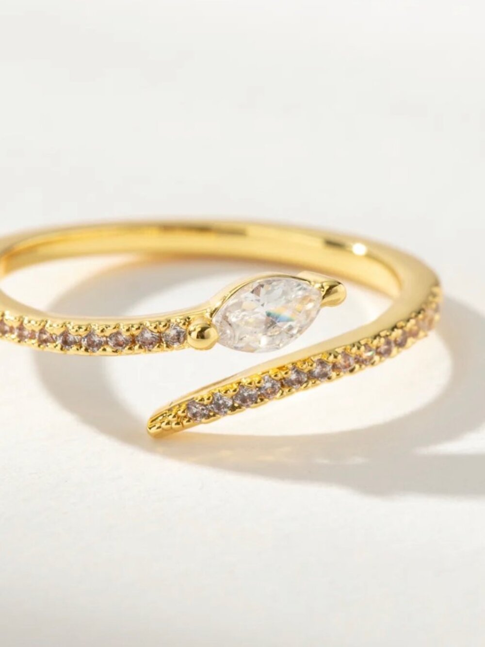 Uncommon James Viper Snake Gold Ring